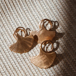 Ginkgo Twists (set of 3) - Golden Road Crafted