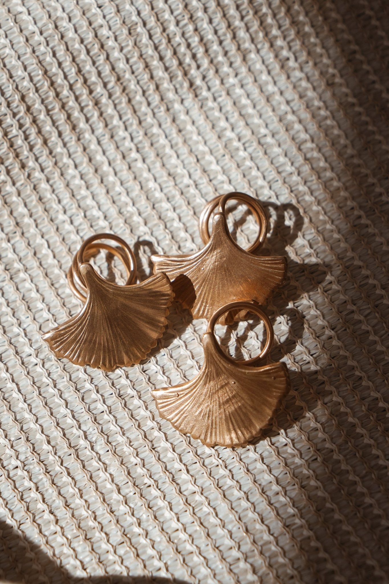 Ginkgo Twists (set of 3) - Golden Road Crafted