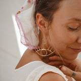 Golden Gaze Earrings - Golden Road Crafted