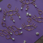 Golden Gaze Earrings - Golden Road Crafted