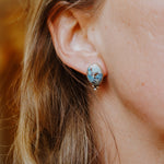 Golden Hills Turquoise Studs - Golden Road Crafted