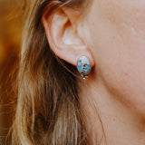 Golden Hills Turquoise Studs - Golden Road Crafted