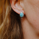Golden Hills Turquoise Studs - Golden Road Crafted