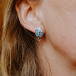 Golden Hills Turquoise Studs - Golden Road Crafted