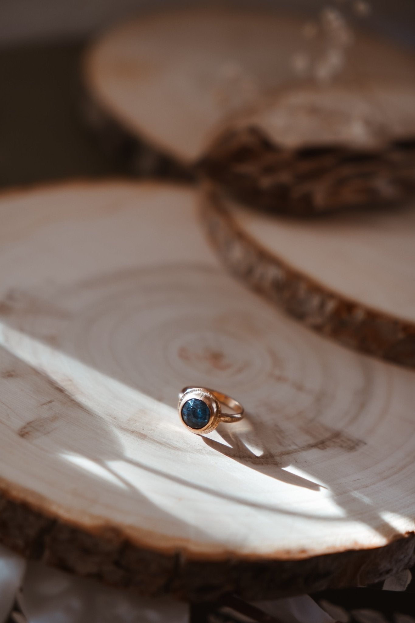 Golden Sun Ring in Kyanite (Size 6) - Golden Road Crafted