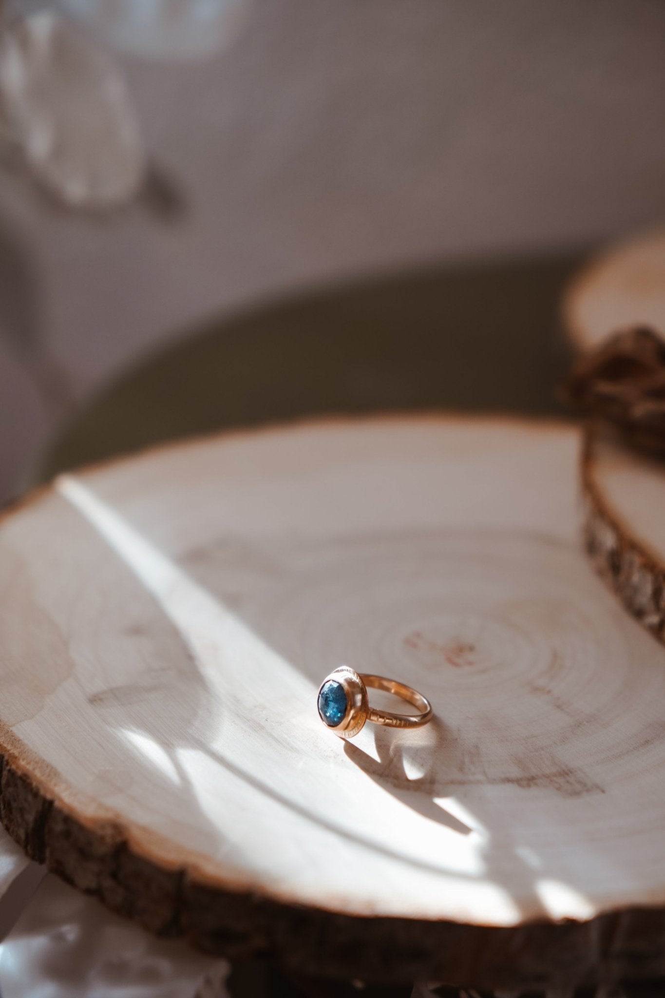 Golden Sun Ring in Kyanite (Size 6) - Golden Road Crafted