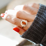 Golden Sun Ring in Kyanite (Size 9.5) - Golden Road Crafted