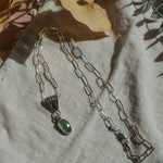 Green Kyanite Necklace - Golden Road Crafted