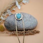 Hair Fork in Larimar - Golden Road Crafted