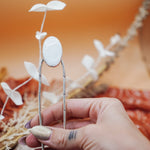 Hair Fork in Mother of Pearl - Golden Road Crafted