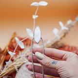 Hair Fork in Mother of Pearl - Golden Road Crafted