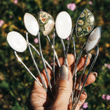 Hair Fork in Mother of Pearl - Golden Road Crafted