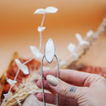 Hair Fork in Mother of Pearl - Golden Road Crafted