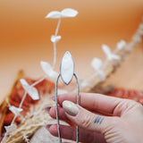 Hair Fork in Mother of Pearl - Golden Road Crafted