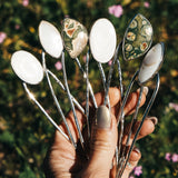 Hair Fork in Mother of Pearl - Golden Road Crafted