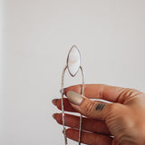 Hair Fork in Mother of Pearl - Golden Road Crafted