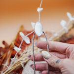 Hair Fork in Mother of Pearl - Golden Road Crafted