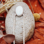 Hair Fork in Mother of Pearl - Golden Road Crafted