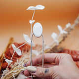 Hair Fork in Mother of Pearl - Golden Road Crafted