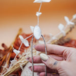 Hair Fork in Mother of Pearl - Golden Road Crafted