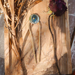 Hair Fork in Ocean Jasper - Golden Road Crafted