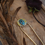 Hair Fork in Ocean Jasper - Golden Road Crafted