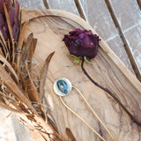 Hair Fork in Ocean Jasper - Golden Road Crafted