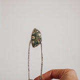 Hair Fork in Ocean Jasper - Golden Road Crafted