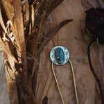 Hair Fork in Ocean Jasper - Golden Road Crafted