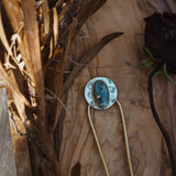 Hair Fork in Ocean Jasper - Golden Road Crafted