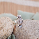 Herkimer Diamond Ring (Size 6.5) - Golden Road Crafted