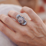 Herkimer Diamond Ring (Size 6.5) - Golden Road Crafted