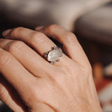 Herkimer Diamond Ring (Size 6.75) - Golden Road Crafted