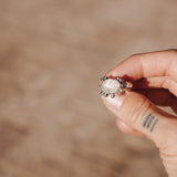 Herkimer Diamond Ring (Size 6.75) - Golden Road Crafted