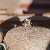 Herkimer Diamond Ring (Size 9) - Golden Road Crafted