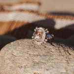 Herkimer Diamond Ring (Size 9) - Golden Road Crafted