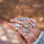 Herkimer Diamond Ring (Size 9) - Golden Road Crafted