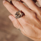 Herkimer Diamond Ring (Size 9) - Golden Road Crafted