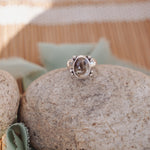 Herkimer Diamond Ring (Size 9) - Golden Road Crafted