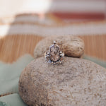 Herkimer Diamond Ring (Size 9.5) - Golden Road Crafted