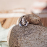 Herkimer Diamond Ring (Size 9.5) - Golden Road Crafted