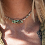 Hubei Choker with Rolo Chain - Golden Road Crafted