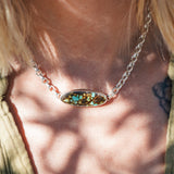 Hubei Choker with Rolo Chain - Golden Road Crafted