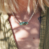 Hubei Choker with Rolo Chain - Golden Road Crafted