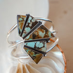 Hubei Turquoise Cuff - Golden Road Crafted