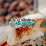 Hubei Turquoise Cuff - Golden Road Crafted