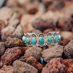 Hubei Turquoise Cuff - Golden Road Crafted