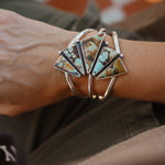Hubei Turquoise Cuff - Golden Road Crafted