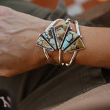 Hubei Turquoise Cuff - Golden Road Crafted