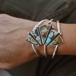 Hubei Turquoise Cuff - Golden Road Crafted